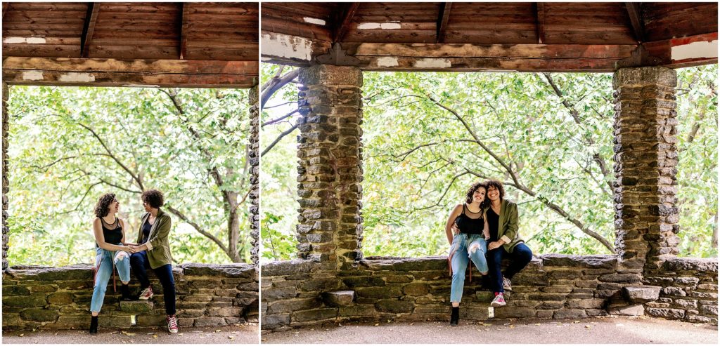 Fort Tryon Park in NYC Engagement Photos by NYC Wedding Photographer Jessica Manns Photography