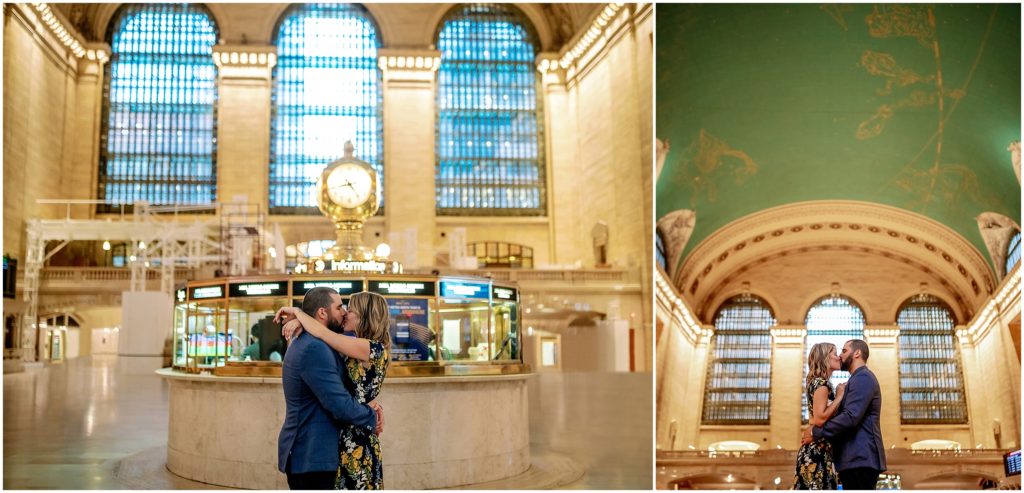 Grand Central Station Engagement Photos by NYC Wedding Photographer Jessica Manns Photography
