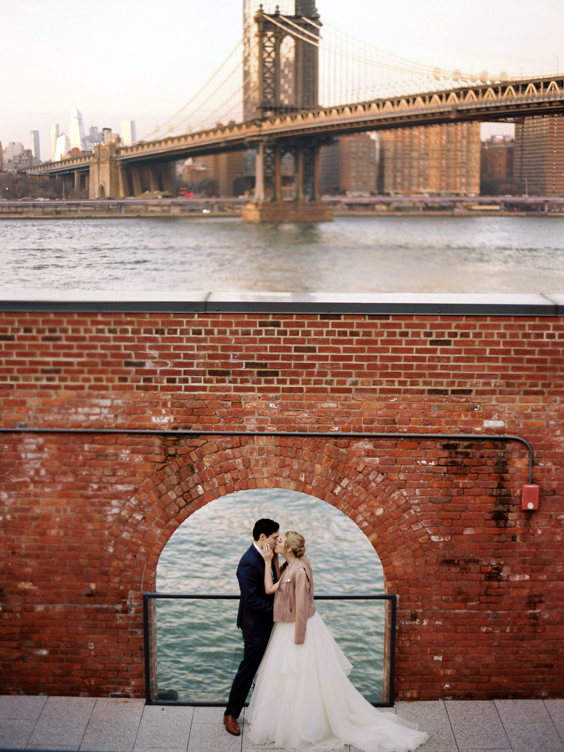 Brooklyn, NY Elopement Wedding at Brooklyn Bridge Park and River Cafe in NYC by Wedding Photographer Jessica Manns Photography