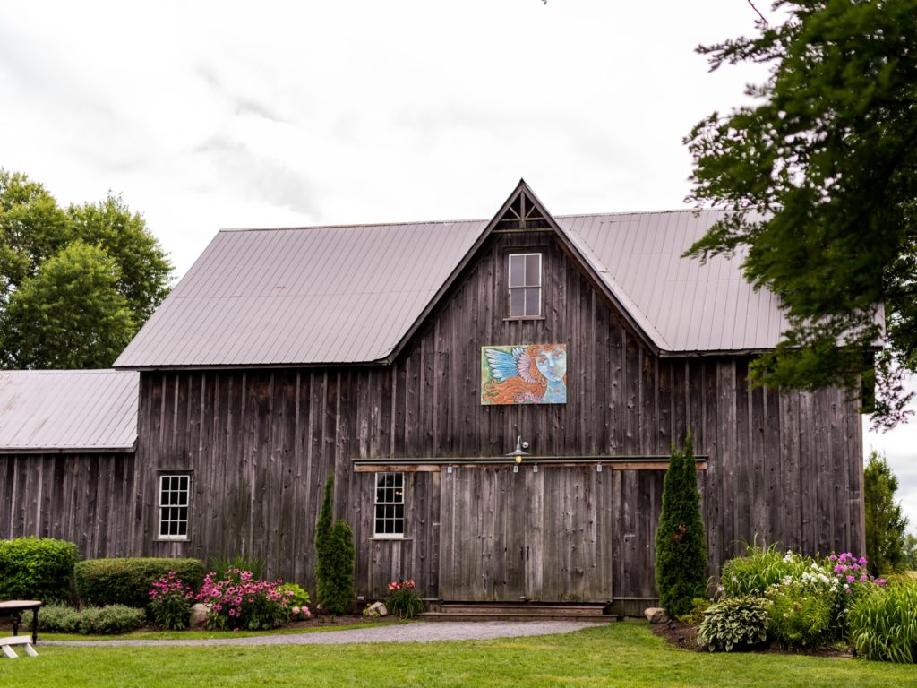 Exterior view of the barn